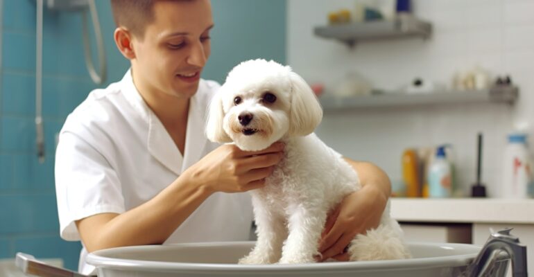 Matizadores para pets de pelagem branca: aprenda a aplicar sem deixar manchas